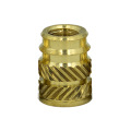 M4 press-in and injection knurled brass insert nut